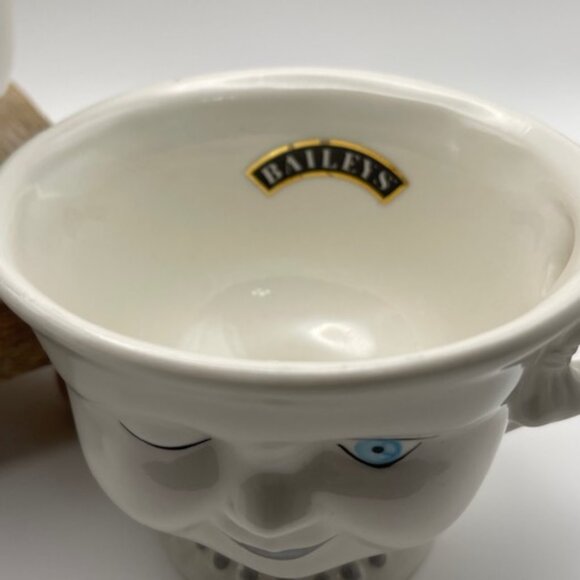 Bailey's Irish Cream Winky Face Tea Cup Designed by Helen Hunt Lot of 2 - Picture 8 of 11